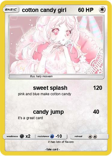 Pokemon cotton candy girl