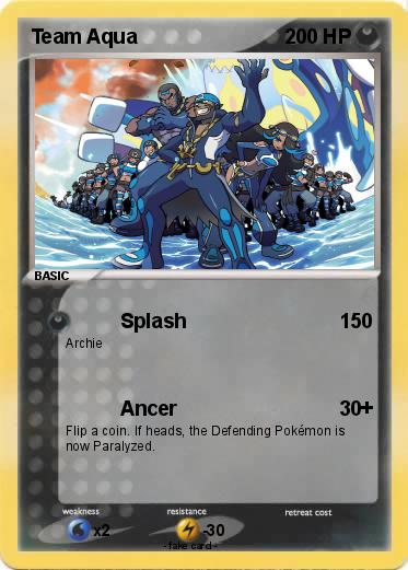 Pokemon Team Aqua