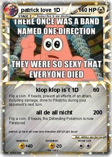 Pokemon patrick love 1D