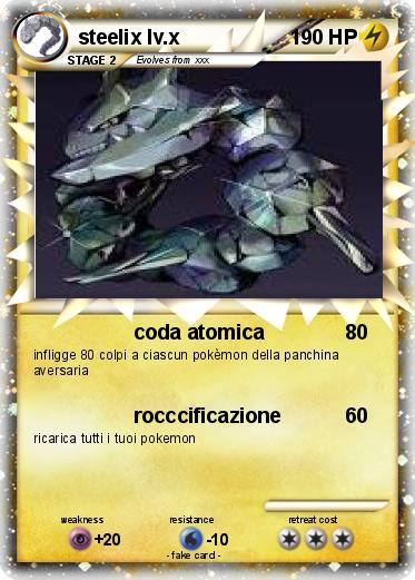Pokemon steelix lv.x