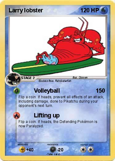 Pokemon Larry lobster