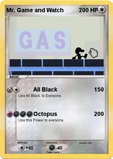 Pokemon Mr. Game and Watch