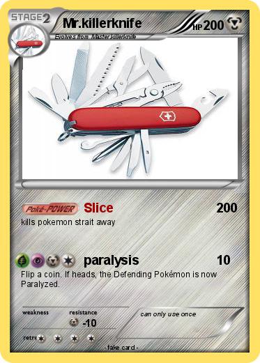 Pokemon Mr.killerknife