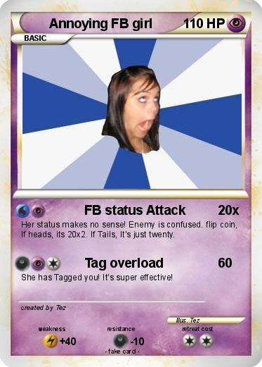 Pokemon Annoying FB girl