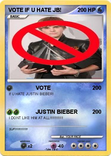 Pokemon VOTE IF U HATE JB!