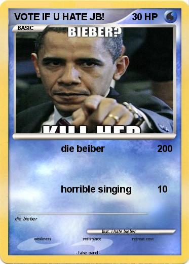 Pokemon VOTE IF U HATE JB!