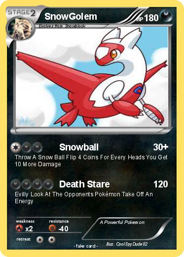 Pokemon SnowGolem