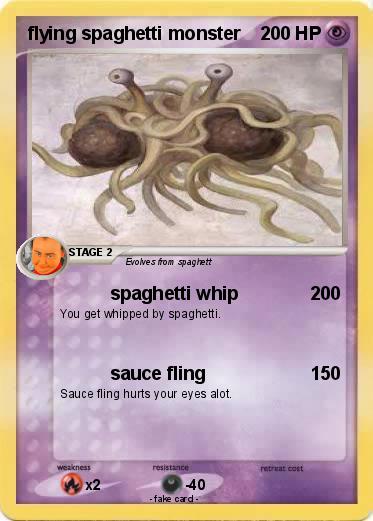 Pokemon flying spaghetti monster