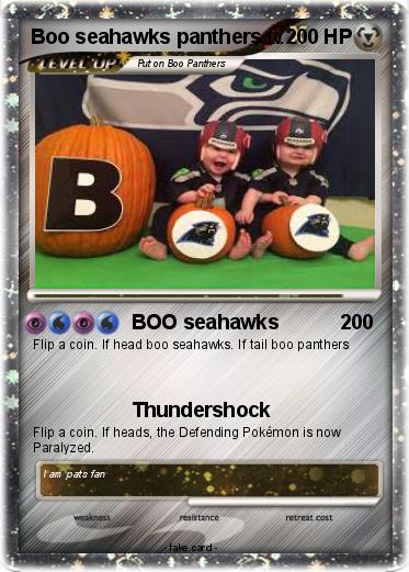 Pokemon Boo seahawks panthers