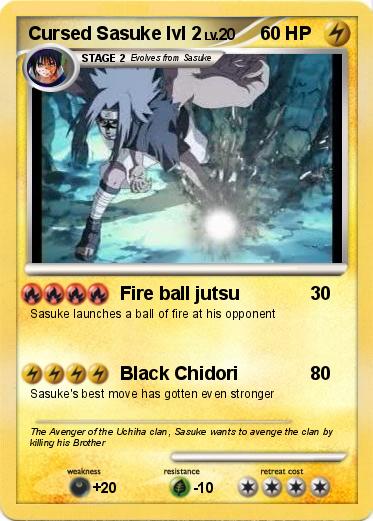 Pokemon Cursed Sasuke lvl 2