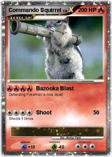 Pokemon Commando Squirrel