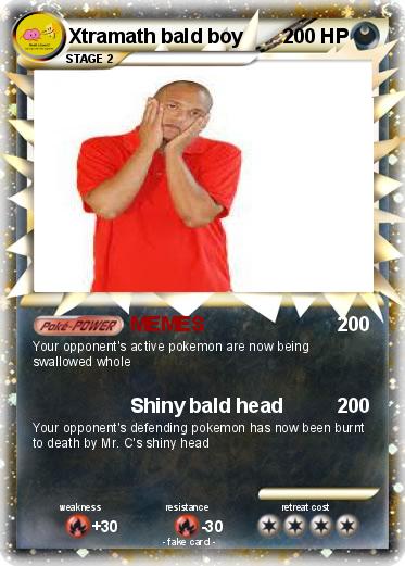 Pokemon Xtramath bald boy