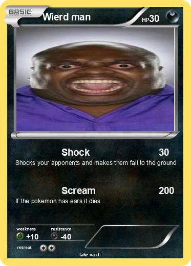 Pokemon Wierd man