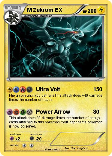 Pokemon M Zekrom EX