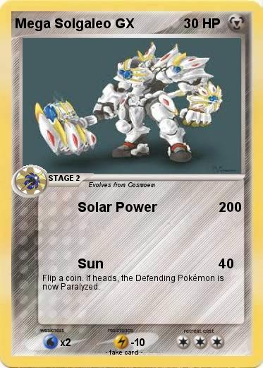 Pokemon Mega Solgaleo GX