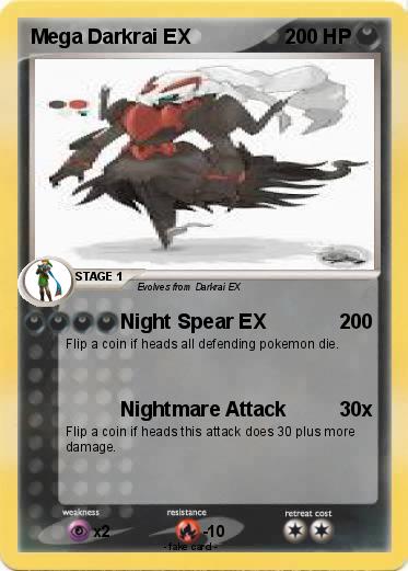 Pokemon Mega Darkrai EX