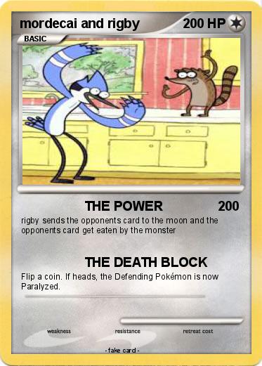 Pokemon mordecai and rigby