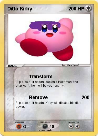 Pokemon Ditto Kirby