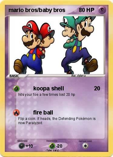 Pokemon mario bros/baby bros