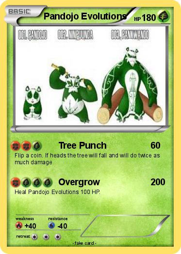 Pokemon Pandojo Evolutions
