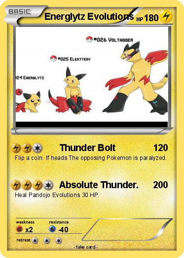 Pokemon Energlytz Evolutions