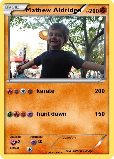 Pokemon Mathew Aldridge