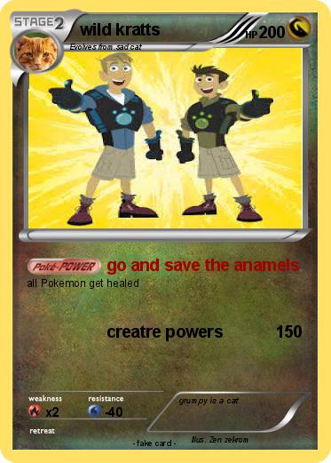 Pokemon wild kratts