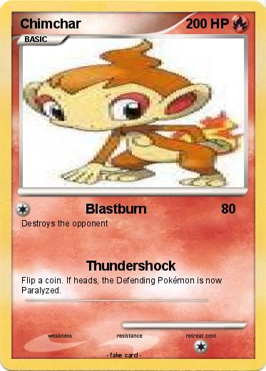 Pokemon Chimchar