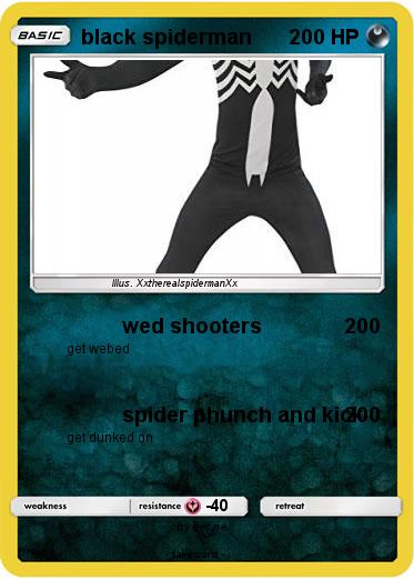 Pokemon black spiderman