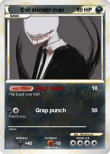 Pokemon Evil slender man