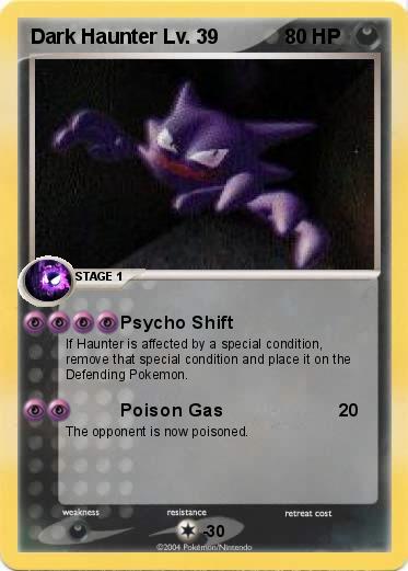 Pokemon Dark Haunter Lv. 39