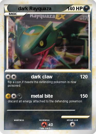 Pokemon dark Rayquaza