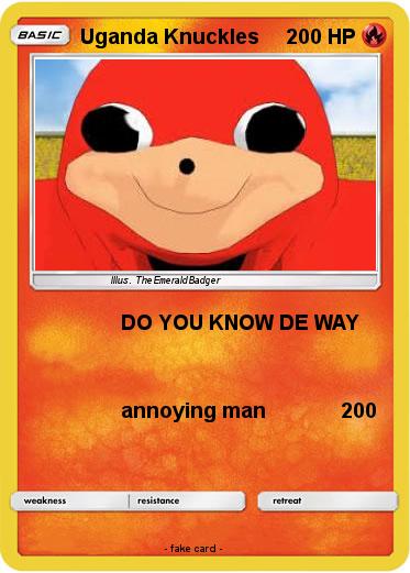 Pokemon Uganda Knuckles