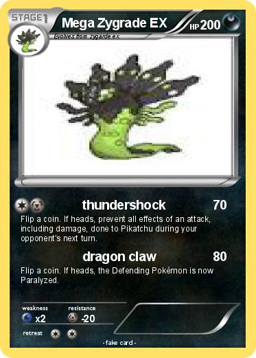 Pokemon Mega Zygrade EX