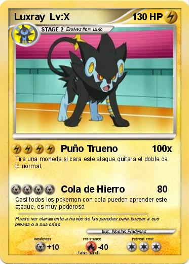 Pokemon Luxray  Lv:X