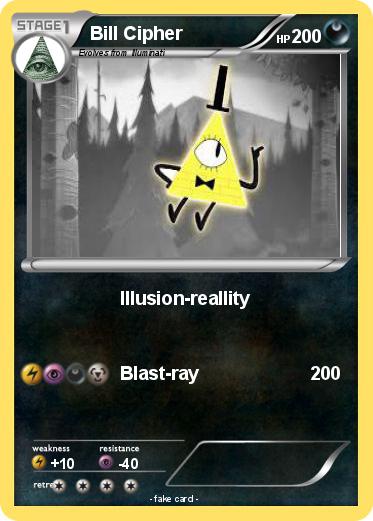 Pokemon Bill Cipher