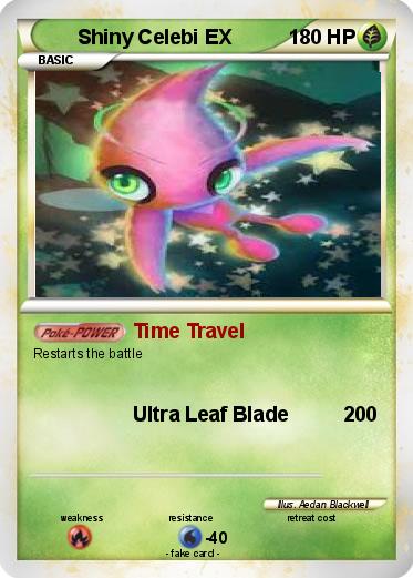 Pokemon Shiny Celebi EX