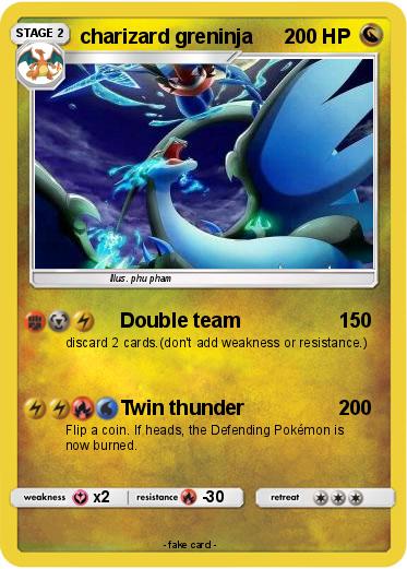 Pokemon charizard greninja