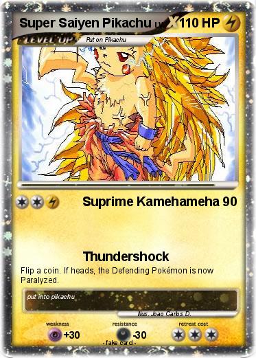 Pokemon Super Saiyen Pikachu
