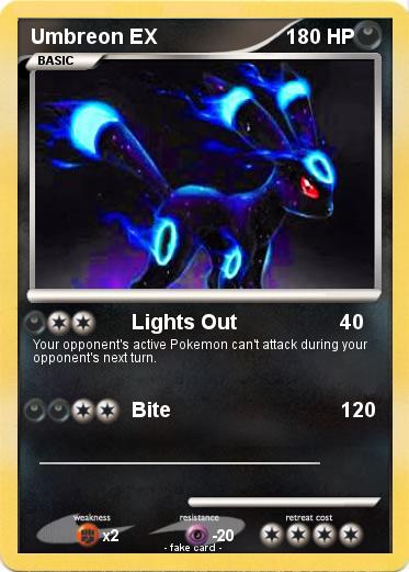 Pokemon Umbreon EX