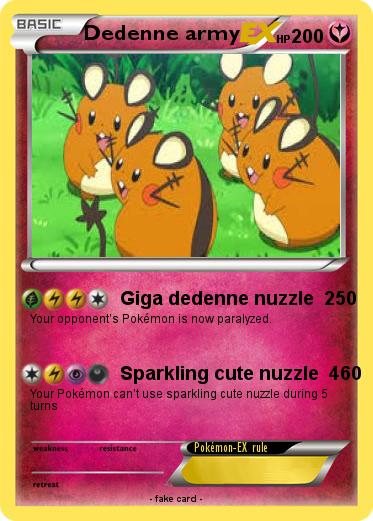 Pokemon Dedenne army