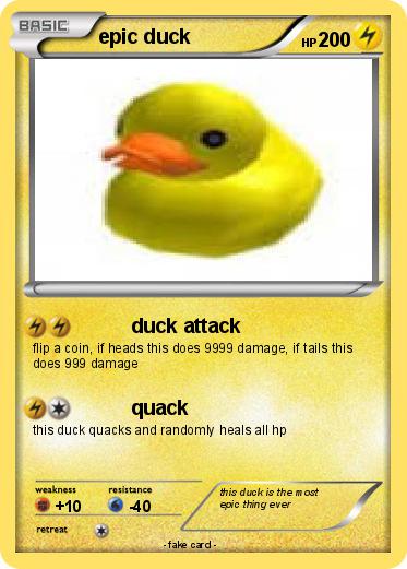 Pokemon epic duck