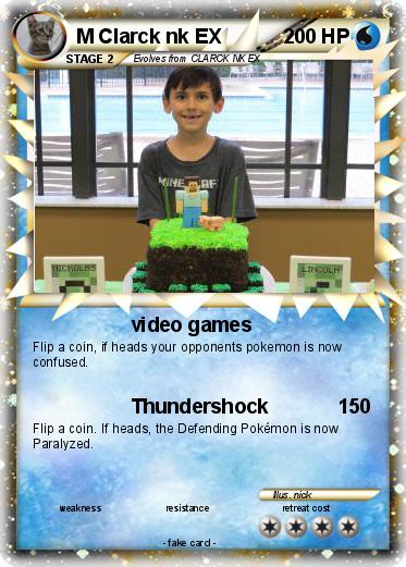 Pokemon M Clarck nk EX