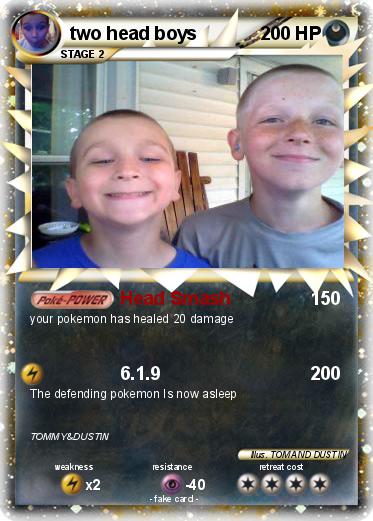 Pokemon two head boys