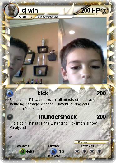 Pokemon cj win