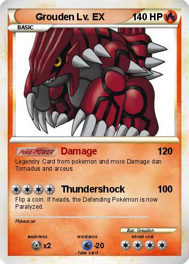 Pokemon Grouden Lv. EX