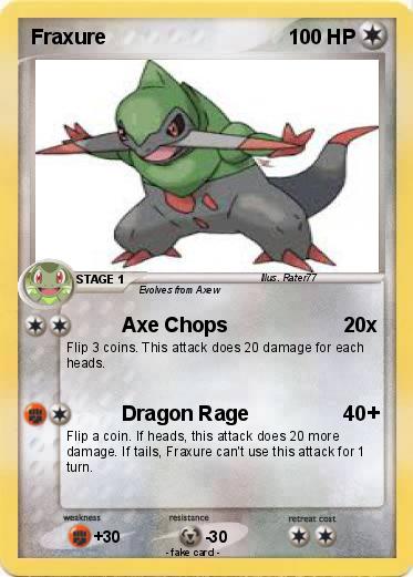 Pokemon Fraxure
