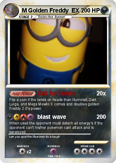 Pokemon M Golden Freddy  EX