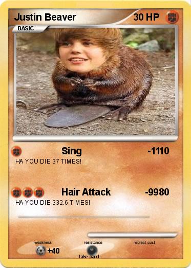 Pokemon Justin Beaver