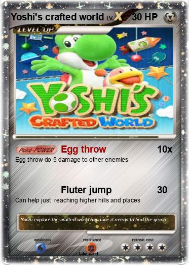 Pokemon Yoshi's crafted world